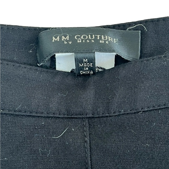 Miss Me | MM Couture Like New black stretchy moto pants size medium - Picture 7 of 12